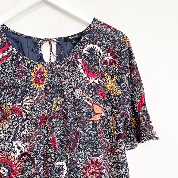 BOGO! Madewell Bali Blooms Baltic Block Print Cotton Dress XS - Picture 3 of 10
